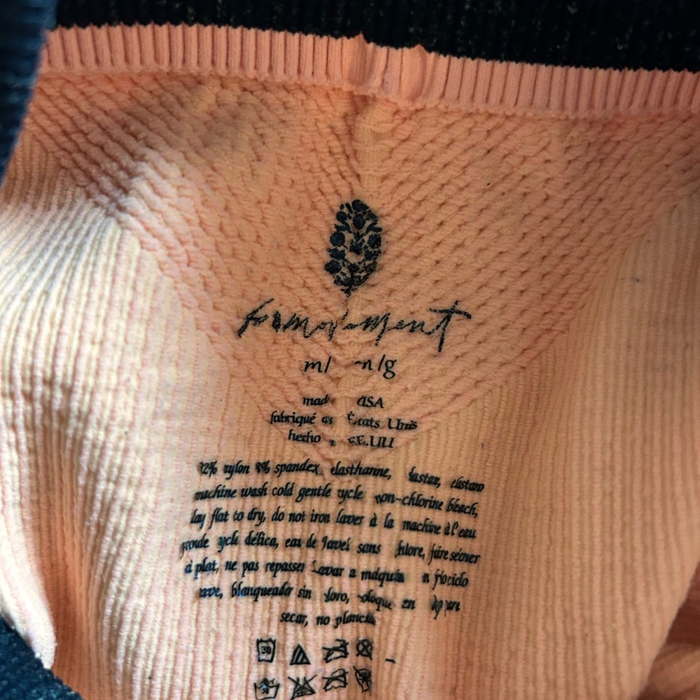 FP Movement Happiness Runs Prajna Short Bright Orange (3 for $30) - Picture 3 of 3